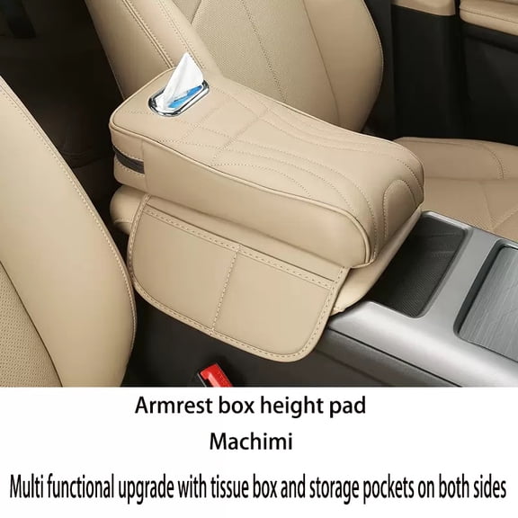 BOXIANG Car Armrest Box Memory Cotton Height Pad With Storage Bag Car Four Season Universal Armrest Pad Bag Interior Modification