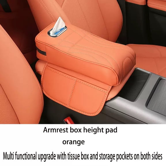 BOXIANG Car Armrest Box Memory Cotton Height Pad With Storage Bag Car Four Season Universal Armrest Pad Bag Interior Modification