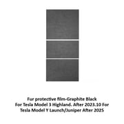 BOXIANG Central Control Protective Film fit for Tesla Model 3/Model Y Juniper Car Accessories Silicone Pad Electrostatic Panel Sticker Decor