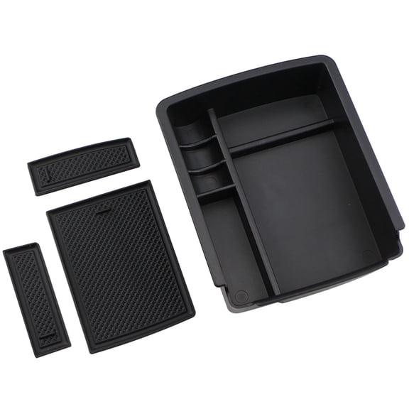 BOXIANG fit for ABS Car Center Console Tray Center Storage Layer Black Center Console Glove Box for Golf 7 Golf Mk7 VII 5G GT I R Acc.