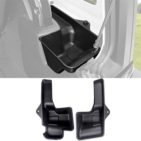 BOXIANG fit for Car Rear Trunk Box Organizer Tray for Jeep Wrangler JL JLU Sahara Rubicon 4 Doors 2018-2023 Stowing Tidying Interior Accessories