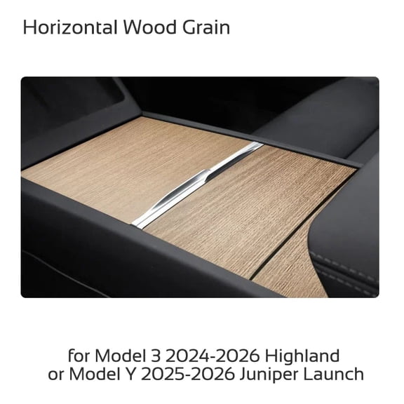 BOXIANG fit for Tesla Model 3 Highland Y Juniper 2024-2026 Center Console Cover Protector Sticker Central Control Panel Film Car Accessories