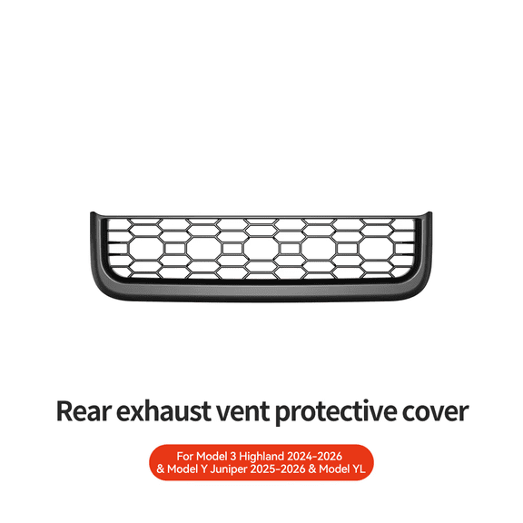 BOXIANG fit for Tesla Model 3/Y Highland Juniper Rear Center Console Air Outlet Cover Vent Outlet Dust Cover Car Styling Accessories