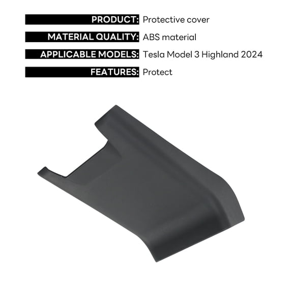 BOXIANG fit for Tesla Model Y Launch 2025 Model 3 Highland 2024 Central Armrest Box Rear Seat Anti-Kick Board Anti Dirty Protection Cover