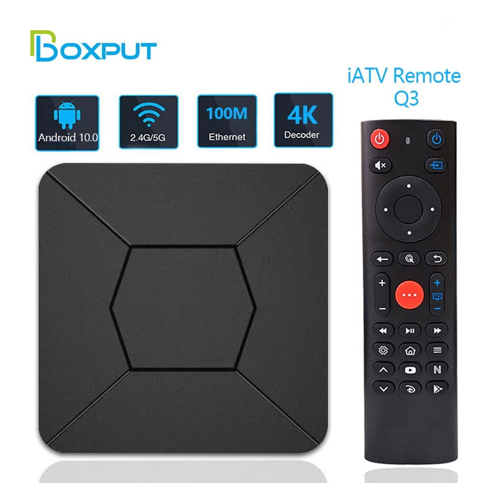 Top-Tier Option - Android TV Box 4K- Q5 Android 10.0- 2GB RAM 8GB ROM -  Highly Durable - Upscaled Reliablity