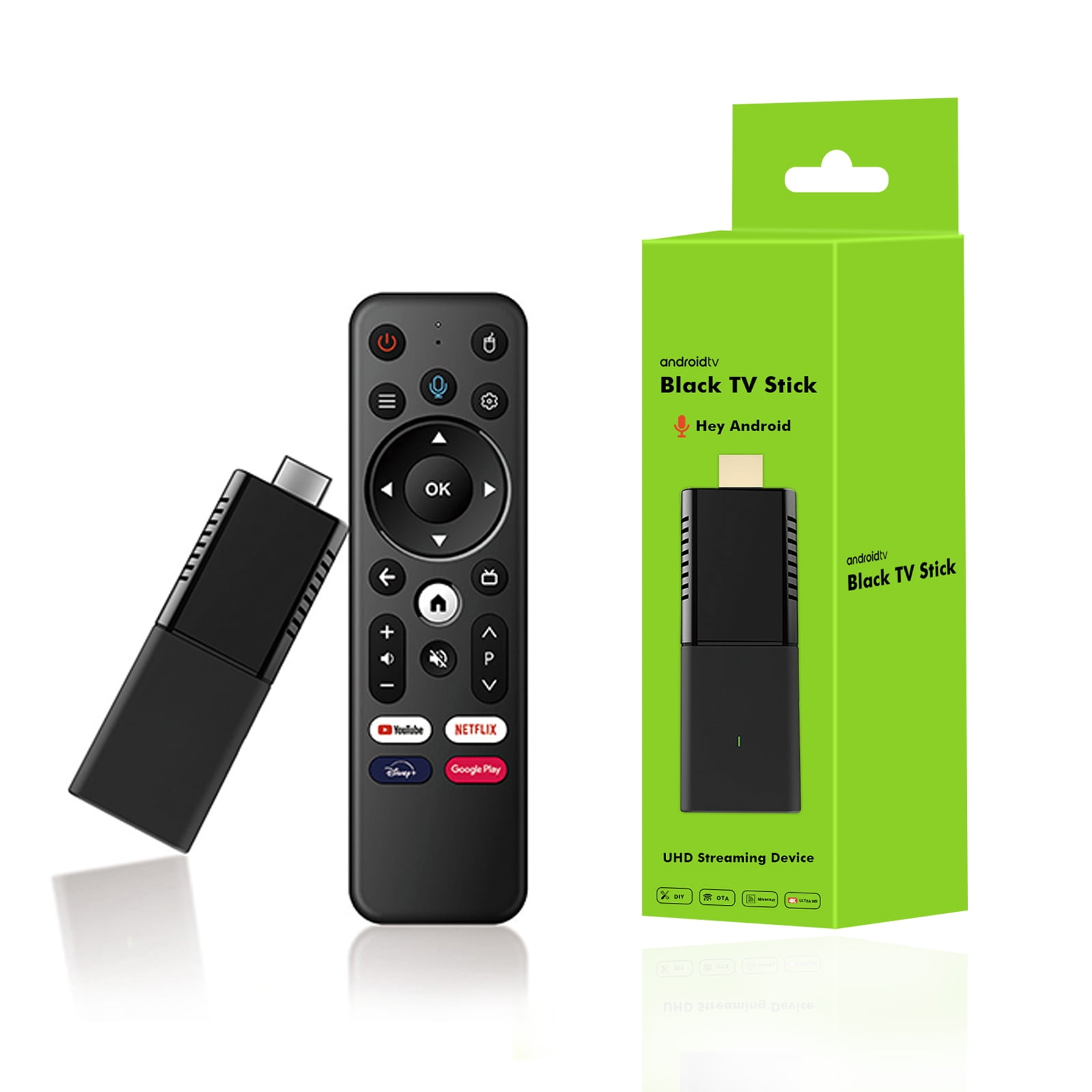 BOXPUT iATV Stick Q3 HDR Smart TV Stick with USB2.0 Android 10.0 TV Stick  Allwinner H313 Portable TV Stick 4K Android TV Stick