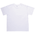 thumbnail image 1 of BOY'S 100% COTTON ROUND NECK T-SHIRT, White M, 1 Count, 1 Pack, 1 of 2