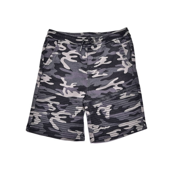 BOY'S LEFTOUT TWILL MOTO SHORTS