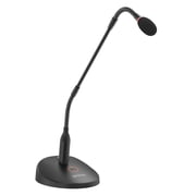BOYA 18" Desktop Gooseneck Condenser Microphone, XLR Cardioid Podium Mic Powered by AAA Batteries or 48V Phantom Power for Conferences, Lectures, Speeches and Church Audio Systems