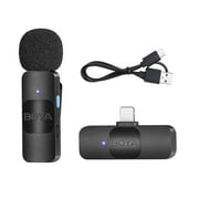 BOYA BY-V1 One-Trigger-One 2.4G Wireless Microphone, Clear Transmission, Omni-directional Mic