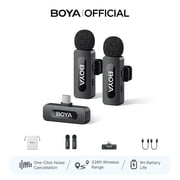 BOYA BY-V20 Wireless Microphone for USB Type-C, for Podcast,TikTok Vlogging Recordings, Streaming, YouTube, Facebook