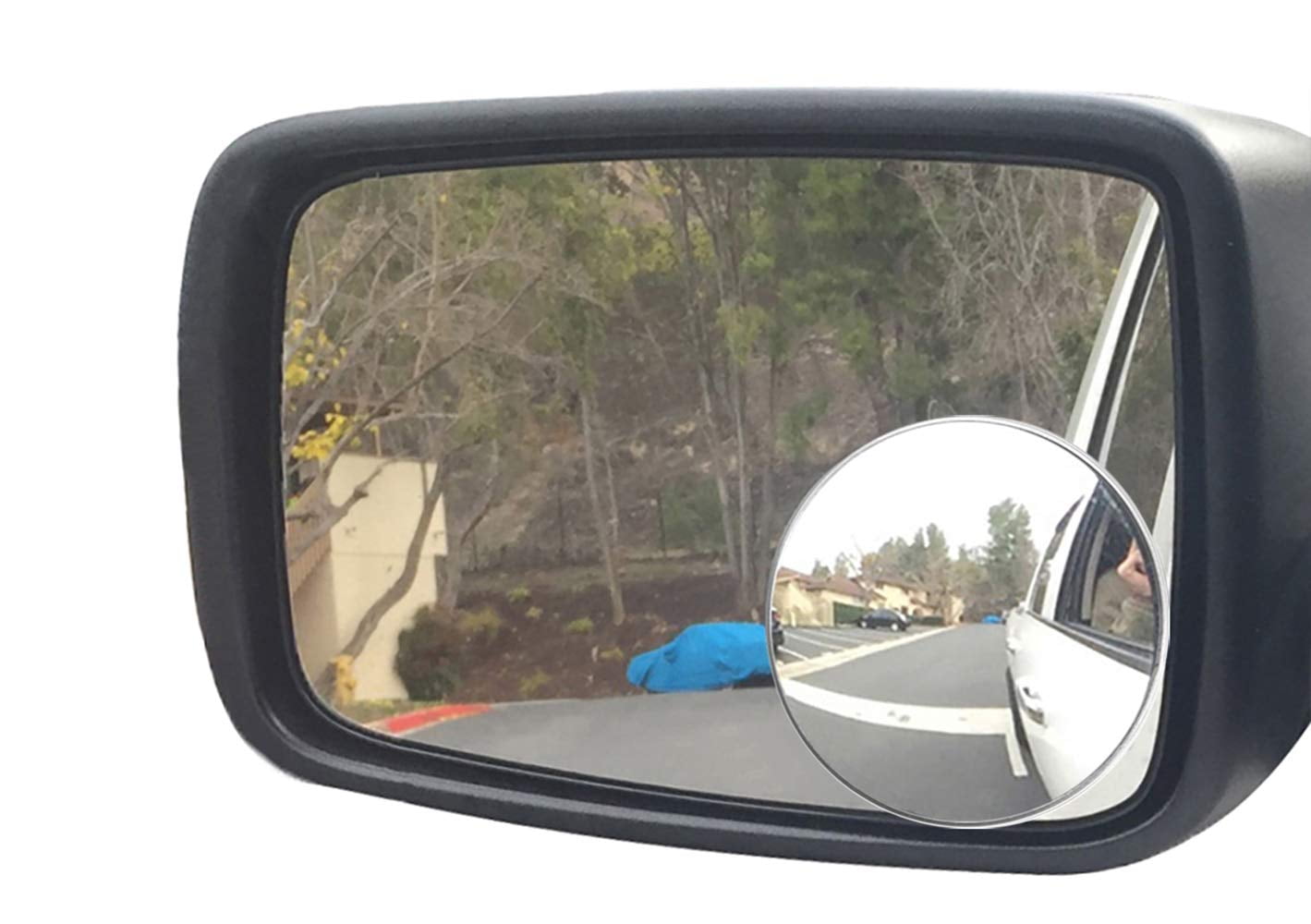 Car Accessories Blind Spot Car Mirror, Long Framed HD Glass And ABS Housing Convex Wide Car Dashboard Accessories