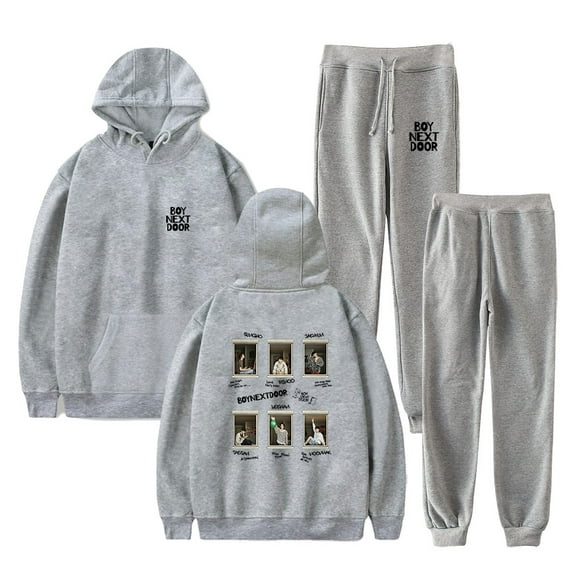 BOYNEXTDOOR Kpop Hoodie Suit Man/Woman Hip Hop 2 Pieces Sets