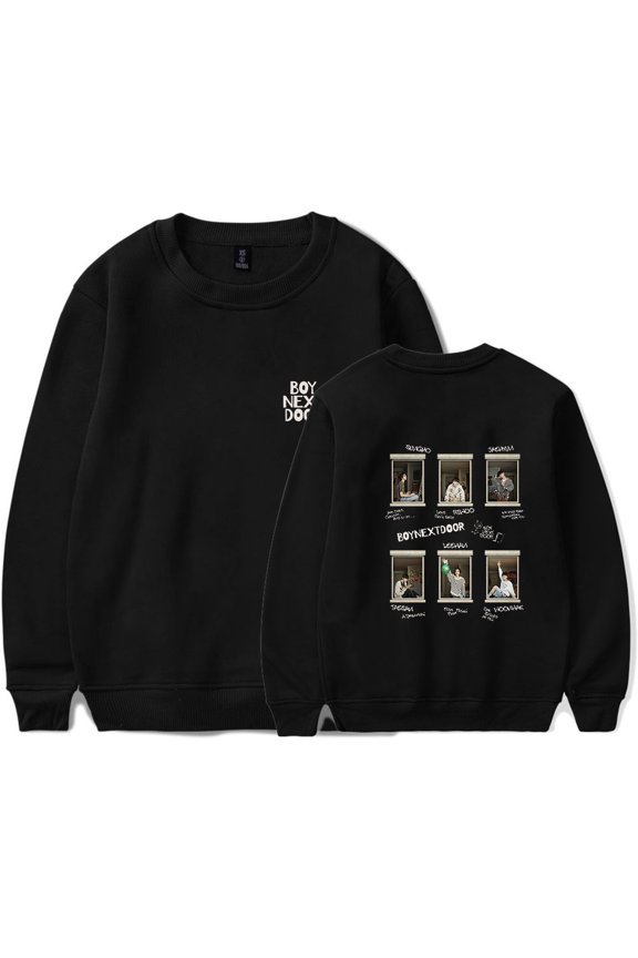 BOYNEXTDOOR Kpop Pullover Long-Sleeved Top Man/Woman Hip Hop Unique Tops