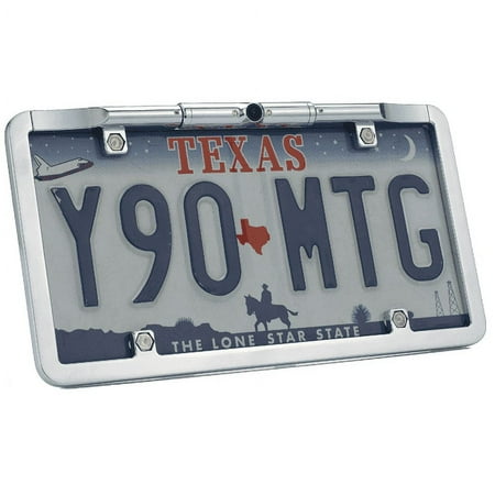 BOYO VTL275HD - Ultra Slim Full-Frame License Plate HD Backup Camera (Chrome)