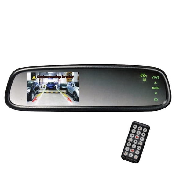 BOYO VTM43TC OE-Style Replacement Mirror Monitor with Built-in 4.3" LCD, VTM43TC