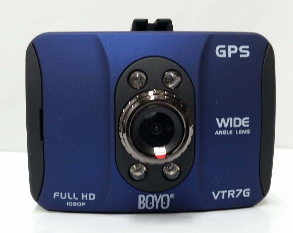 BOYO VTR7G Full HD Dash Cam Black Box Recorder with Built-in GPS and 2.0  LCD Display 