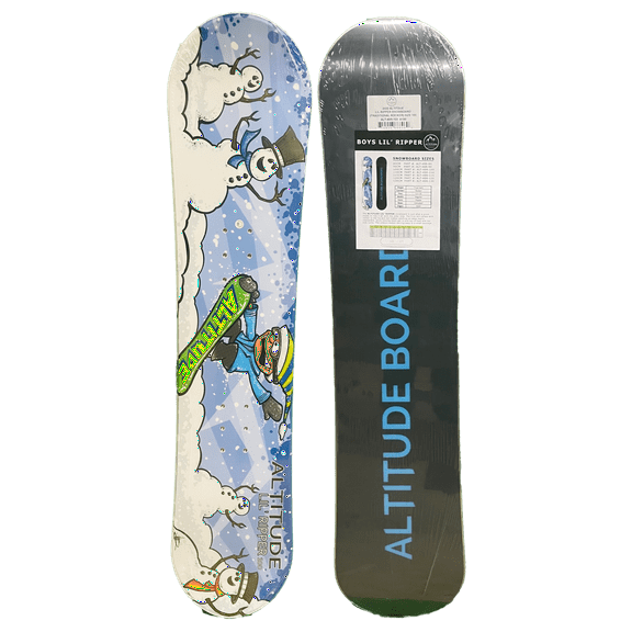 BOYS ALTITUDE LIL' RIPPER BEGINNER SNOWBOARD 110CM