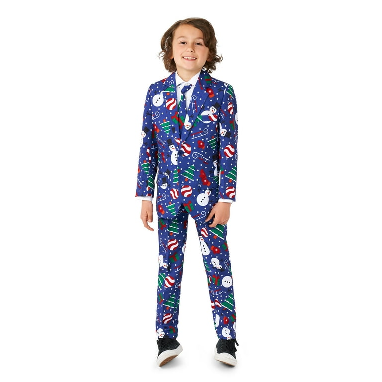 Christmas Snowman Blue Suit Christmas Snowman Blue Suit