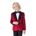 thumbnail image 1 of OppoSuits Deluxe Boys' Blazers BOYS Dinner Jacket - Burgundy - US 2Y Red, 1 of 6