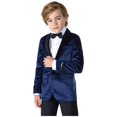 thumbnail image 1 of OppoSuits Deluxe Boys' Blazers BOYS Dinner Jacket - Deep Navy - US 8Y Blue, 1 of 6