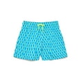 thumbnail image 1 of Wonder Nation Boys Geometric Print Swim Trunks with UPF50, Sizes 4-18 & Husky, Family Swim, 1 of 3