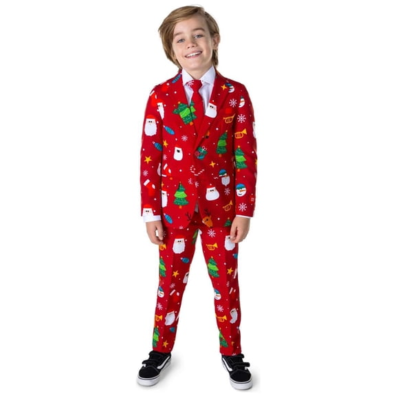 OppoSuits Boys' Suits BOYS Festivity Red - US 4Y Red