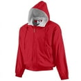 thumbnail image 1 of BOYS' HOODED TAFFETA JACKET/FLEECE LINED XS Red, 1 of 4