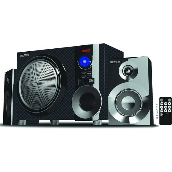 BOYTONE BT210FD BLACK 2.1 MULTIMEDIA SPEAKER SYSTEM WITH
