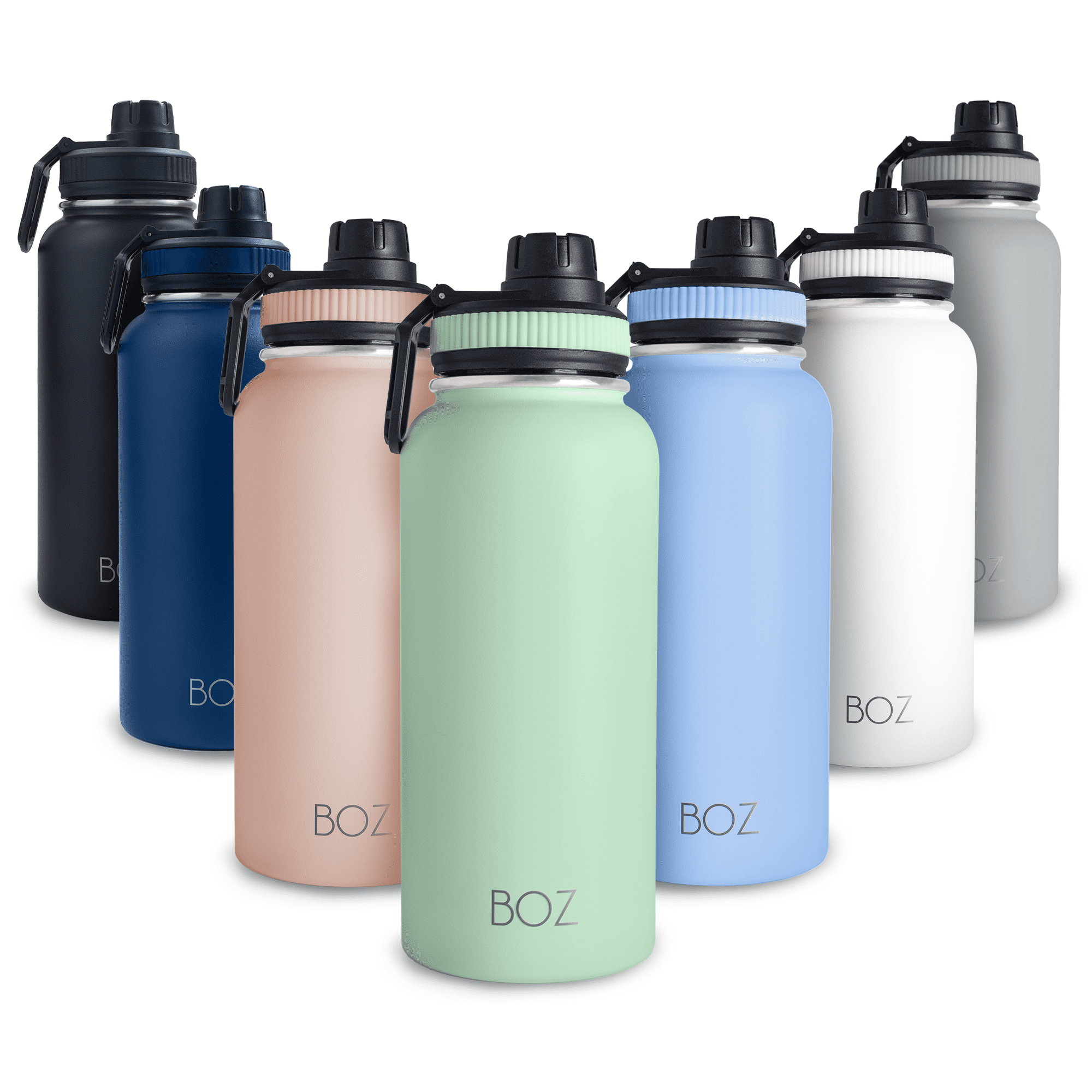 Milifox 12 oz Insulated Water Bottle, Double Wall Vacuum Insulated  Stainless Steel Water Bottles - Wide Mouth Leakproof BPA Free Water Bottle  with