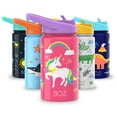 thumbnail image 1 of BOZ Kids Unicorn Water Bottle with Straw Lid, 14 oz / 414 ml, Double Wall Stainless Steel, BPA-free and Dishwasher-safe, 1 of 8