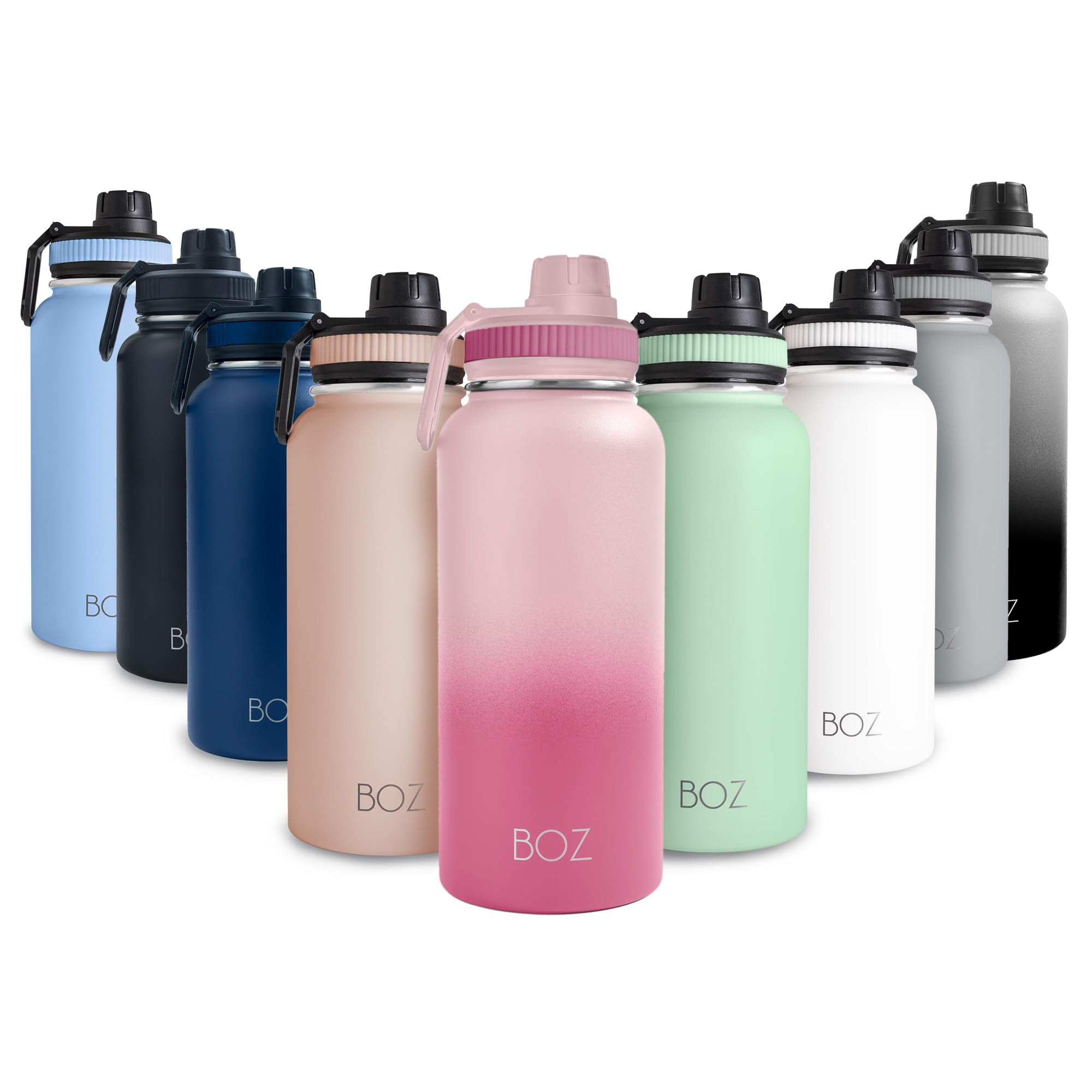 BOZ Stainless Steel Water Bottle Vaccum Insulated Water Bottle 32 oz