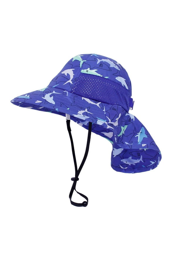 Boy Girl Toddler Baby Sun Hat with UPF 50+ Outdoor Adjustable Beach Hat - Swim Caps Beach Hats Outdoor Summer