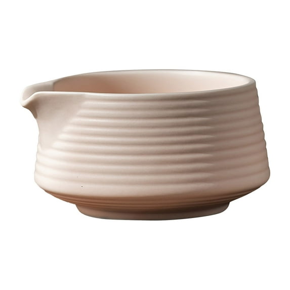 BOZHOU Traditional Matcha Bowl & Matcha Bowl with Spout - Japanese Matcha Bowl Handmade Matcha Ceremony Matcha Cup with Spout for Restaurant, Home