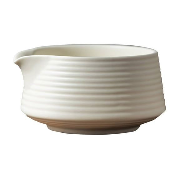 BOZHOU Traditional Matcha Bowl & Matcha Bowl with Spout - Japanese Matcha Bowl Handmade Matcha Ceremony Matcha Cup with Spout for Restaurant, Home