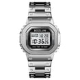 thumbnail image 1 of SKMEI Men's Digital Stainless Steel Watch Backlit Multifunction Stopwatch Waterproof Sport Watches, 1 of 9