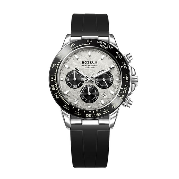 BOZLUN Men's Watches Chronograph Multifunction Sport Wrist Watch Analog Business Waterproof Quartz Watches for Men