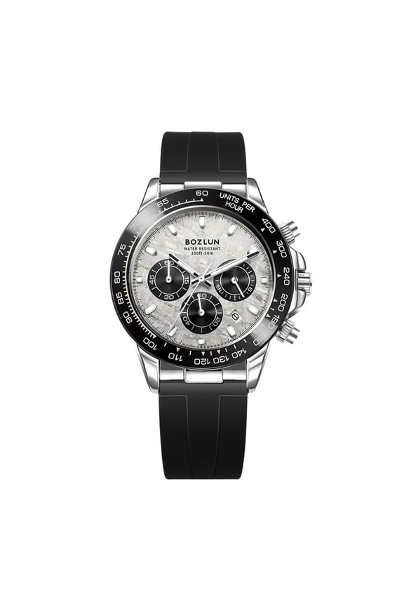 Men's Watches Chronograph Multifunction Sport Wrist Watch Analog Business Waterproof Quartz Watches for Men