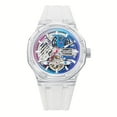 thumbnail image 1 of BOZLUN Mens Watch Skeleton Luxury Mechanical Luminous Waterproof Self-Winding Wrist Watch, 1 of 11