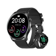 BOZLUN Smart Watches for Women, 1.28" HD Fitness Tracker Watch with Motion/Heart Rate Monitor, Bluetooth 5.0 Smart Watch for Android/iOS Phones, IP67 Waterproof Fitness Watch for Women Men