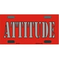 thumbnail image 1 of BP-042 Attitude- Bicycle License Plate, 1 of 1