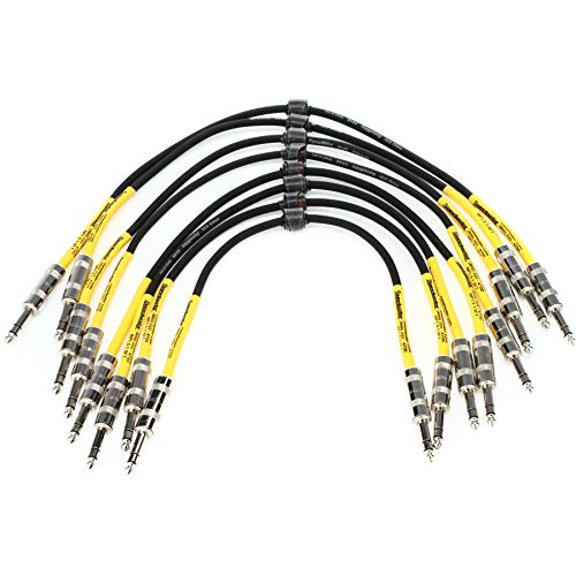 BP-1.5, 8-Pack Excellines Balanced Patch Cable - 1.5 Feet$$Music