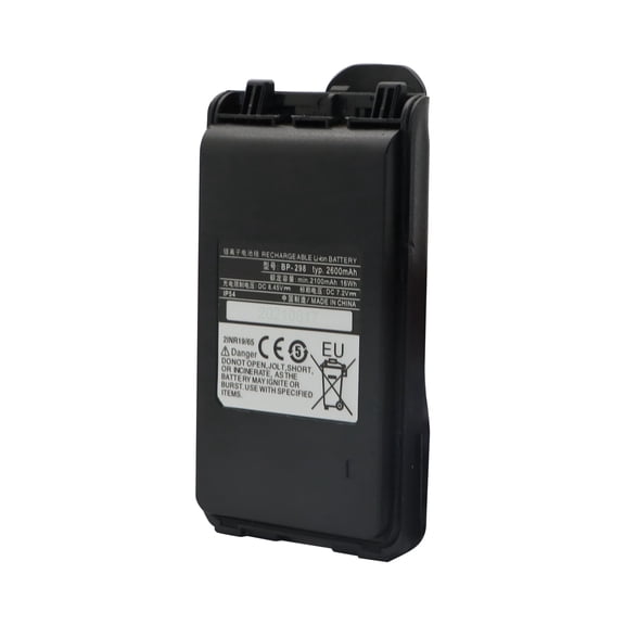 BP-298 Two-Way Radio Battery 2600mAh Replacement for Icom IC-V86 VHF FM Portable Radio, Rechargeable High-Capacity Battery with Stable Voltage for Long Shift Use