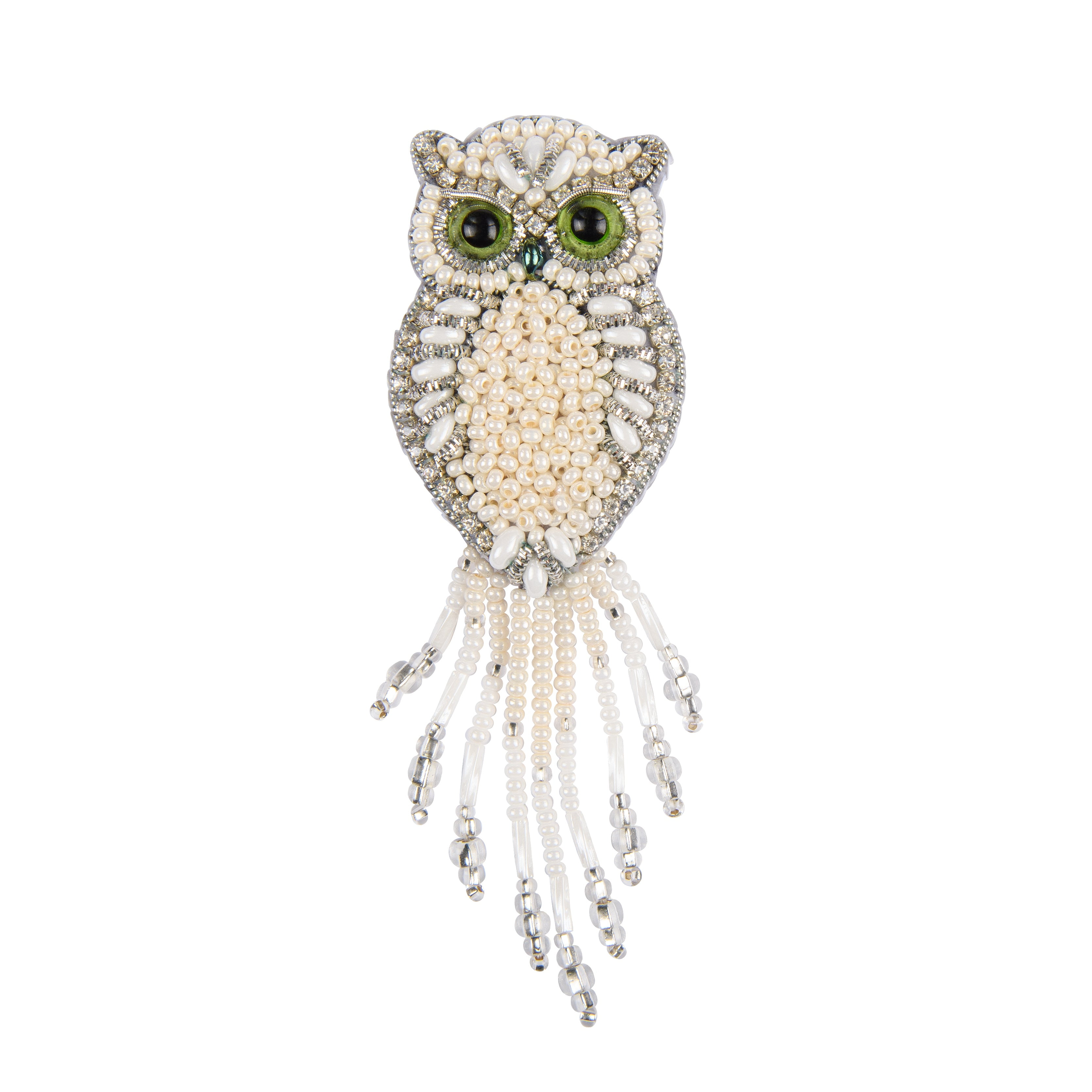 BP-355C Beadwork kit for creating brooch Crystal Art Wisdom