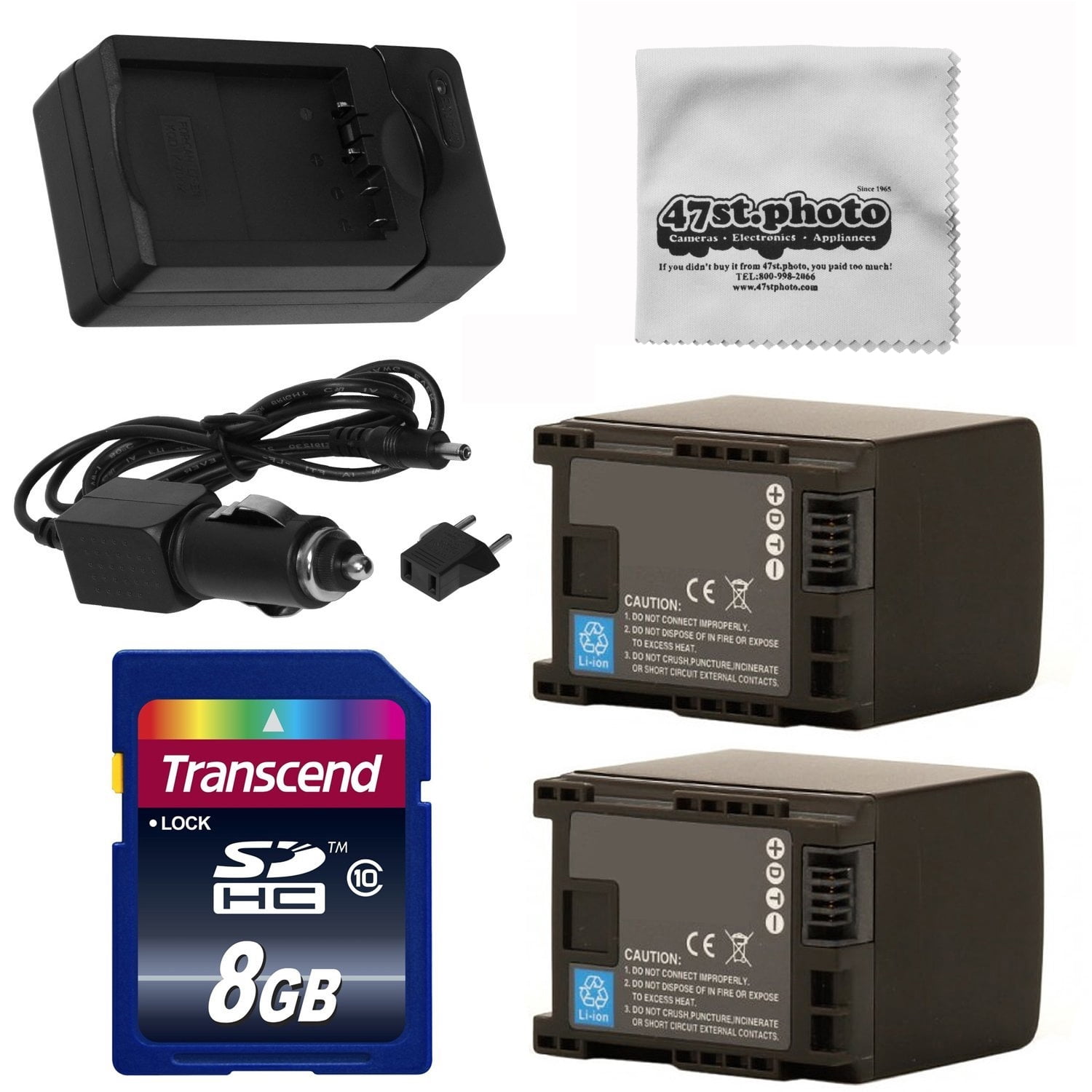 BP819 Lithium Ion Replacement Battery Pack+ Battery Charger For Canon