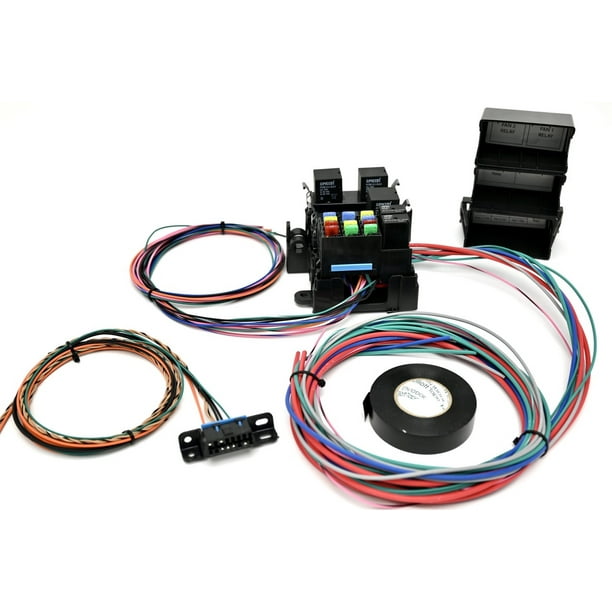 BP Automotive LS Swap Wire Harness Fuse Block with Fans Stand alone