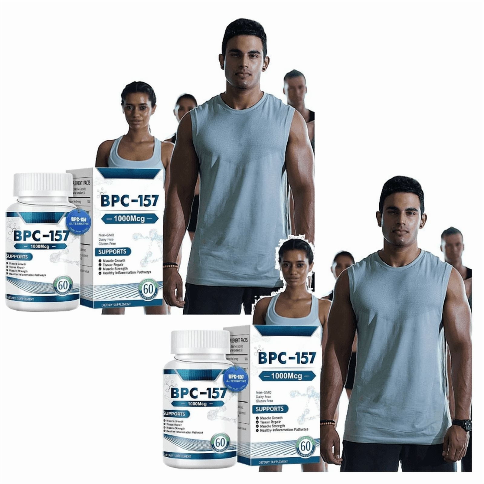 2 pack BPC 157 Peptide Caps - Walmart.com