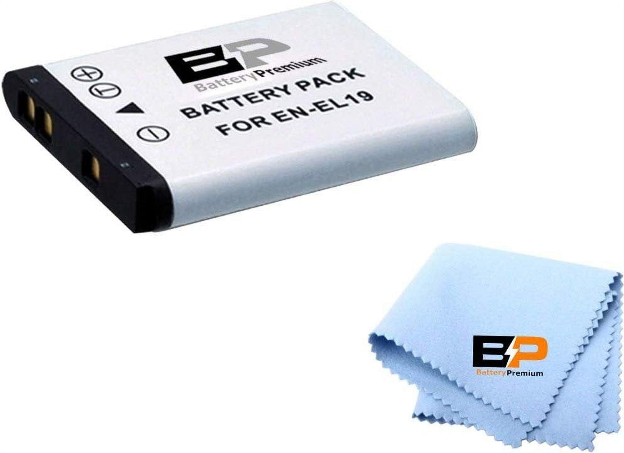 BP EN-EL19 Battery Compatible with Nikon A100, Coolpix S33, S100, S3200, S3300, S3500, S3600, S4100, S4200, S4300, S5200, S5300, S6500, S6600 S6800 S6900 S7000, Sony NP-BJ1 DSC-RX0 Digital Camera