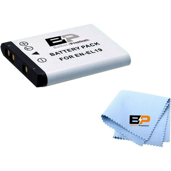 BP EN-EL19 Battery Compatible with Nikon A100, Coolpix S33, S100, S3200, S3300, S3500, S3600, S4100, S4200, S4300, S5200, S5300, S6500, S6600 S6800 S6900 S7000, Sony NP-BJ1 DSC-RX0 Digital Camera