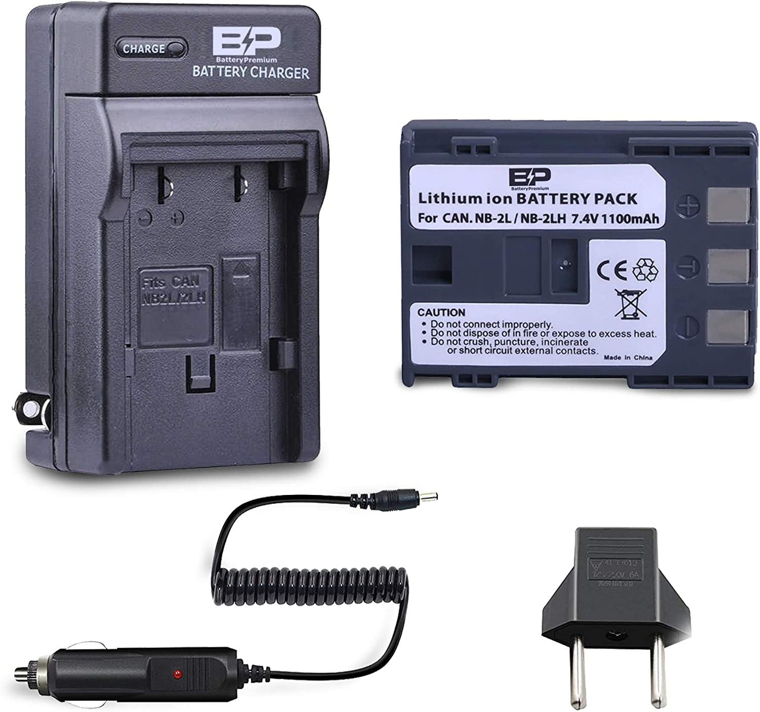 BP NB-2L/ NB-2LH Replacement Battery Charger Compatible with